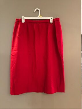 Pendleton Red Skirt